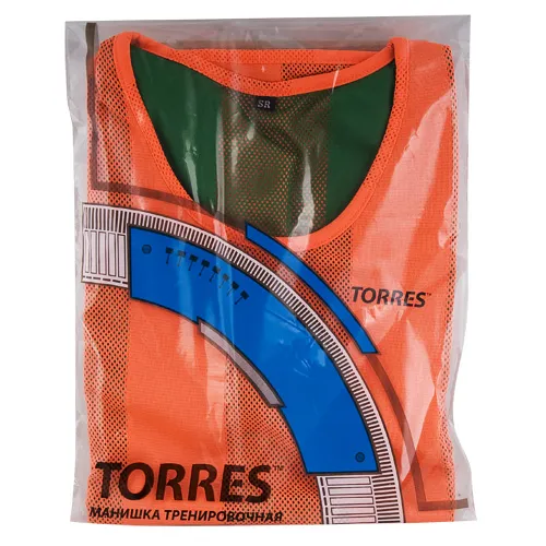 Манишка детская TORRES двухсторонняя, TR11949O/G, р.Jr, тренировочная, полиэстер, оранж-зелен за 1&nbsp;026.80 ₽ в Махачкале