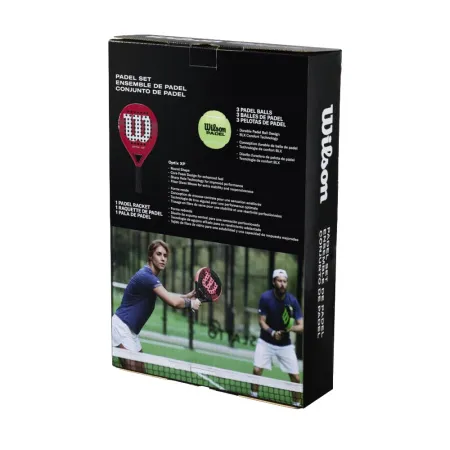 Набор для падела WILSON Optix XP Padel KIT, WR202110U2, ракетка + 3мяча, красный за 20&nbsp;362.60 ₽ купить в Махачкале