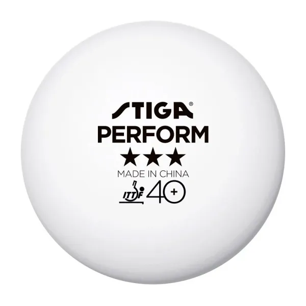 Мяч для наст. тенниса Stiga Perform 3***, 40+, 1113-2110-06, пластик, ITTF Appr., уп.6 шт, бел за 2&nbsp;121.60 ₽ в Махачкале