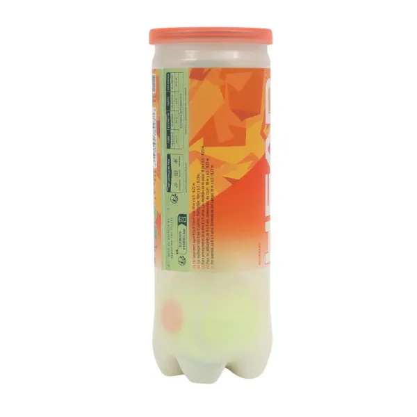 Мяч теннисный детский HEAD Stage 2 Orange, 578423,уп.3 шт, фетр,нат.резина,желто-оранжевый за 836.40 ₽ в Махачкале