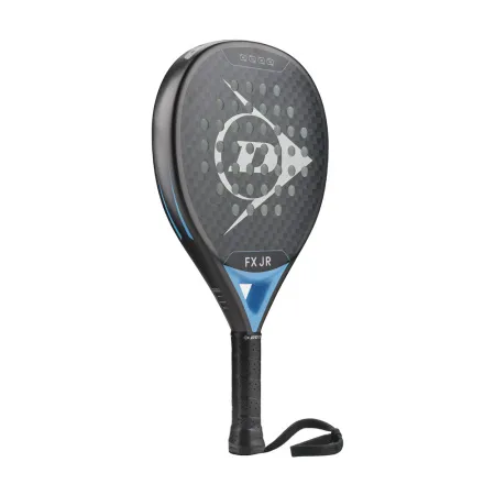 Ракетка для падела Dunlop FX Jr, 10370738, для юниоров, гибрид, графит, черно-голубой за 11&nbsp;019.40 ₽ купить в Махачкале