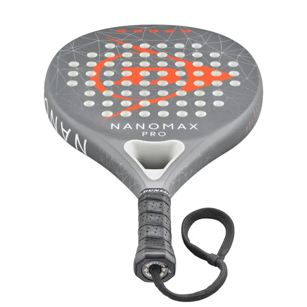 Ракетка для падела Dunlop Nanomax Pro, 10370739, для профессионалов, карбон,серо-оранжевый за 17&nbsp;248.20 ₽ в Махачкале