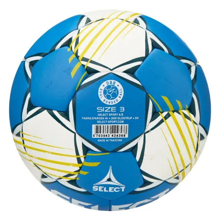Мяч ганд. SELECT HB FORCE DB V25, 1622858205, Senior (р.3), EHF Appr,ПУ, гибр.сш., сине-белый за 8&nbsp;438.80 ₽ купить в Махачкале