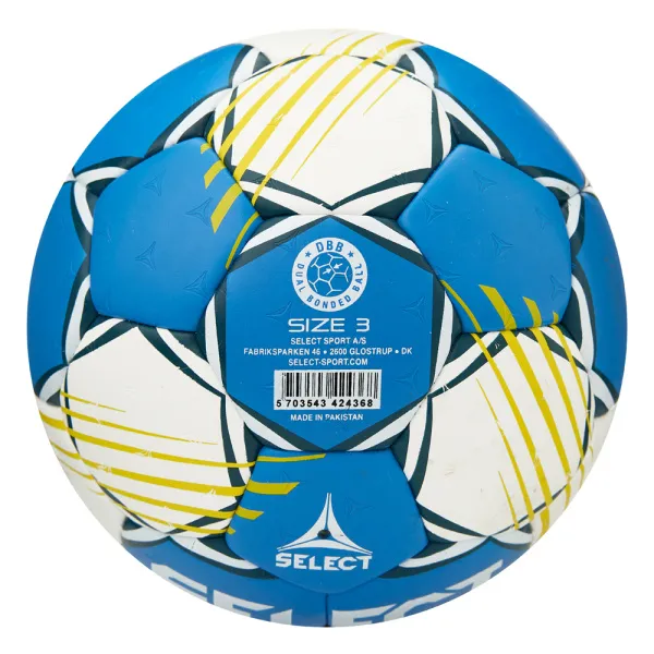 Мяч ганд. SELECT HB FORCE DB V25, 1622858205, Senior (р.3), EHF Appr,ПУ, гибр.сш., сине-белый за 8&nbsp;438.80 ₽ в Махачкале