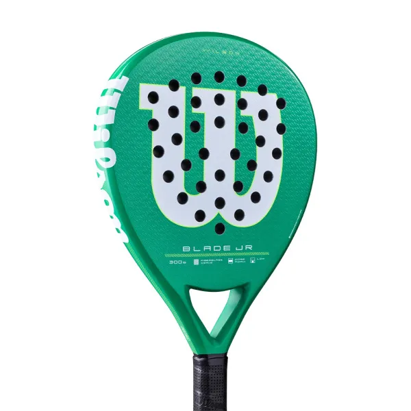 Ракетка для падела WILSON Blade Jr  V4 Padel, WR213811U0, для начин-х, стекловолокно, зеленый за 14&nbsp;934.50 ₽ в Махачкале