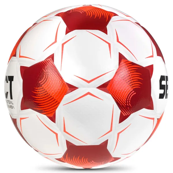 Мяч футзал. SELECT Futsal Samba v26, 1063471008, р.4,FIFA Basic, 32п, ТПУ, гибр.сш, бел-кр-черн за 5&nbsp;618.50 ₽ в Махачкале