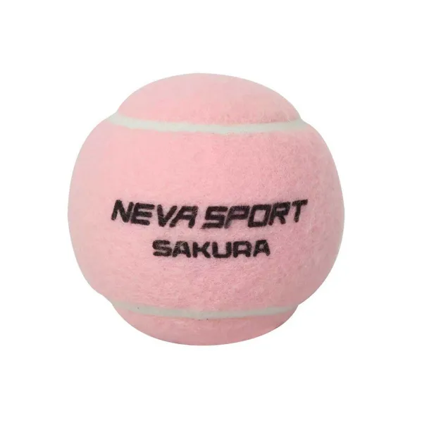 Мяч для падела NS Sakura, UAA2, уп.3 шт, сукно, нат.резина, розовый за 824.50 ₽ в Махачкале