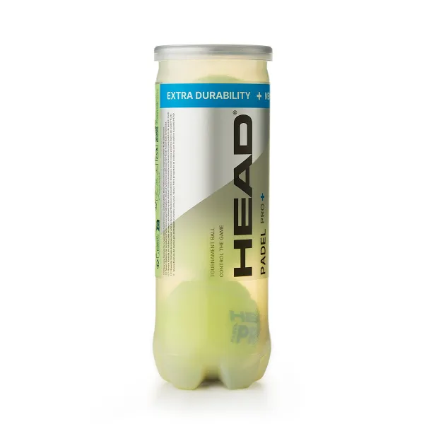 Мяч для падела HEAD Padel Pro+, 540203, уп.3 шт, FIP Approved, войлок,нат.резина,желтый за 933.30 ₽ в Махачкале