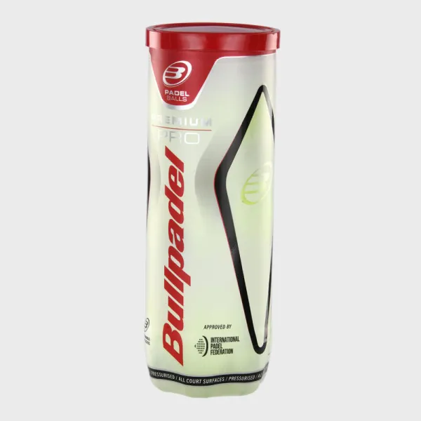 Мяч для падела BULLPADEL Premium PRO, 471959, уп.3 шт, FIP Approved, войлок, нат.резина,желтый за 1&nbsp;094.80 ₽ в Махачкале