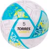 Мяч футб. TORRES Junior-5, F323805, р.5,глянц.ПУ,4 сл,32 п, руч.сш,бел-бирюзовый за 2&nbsp;070.60 ₽ купить в Махачкале