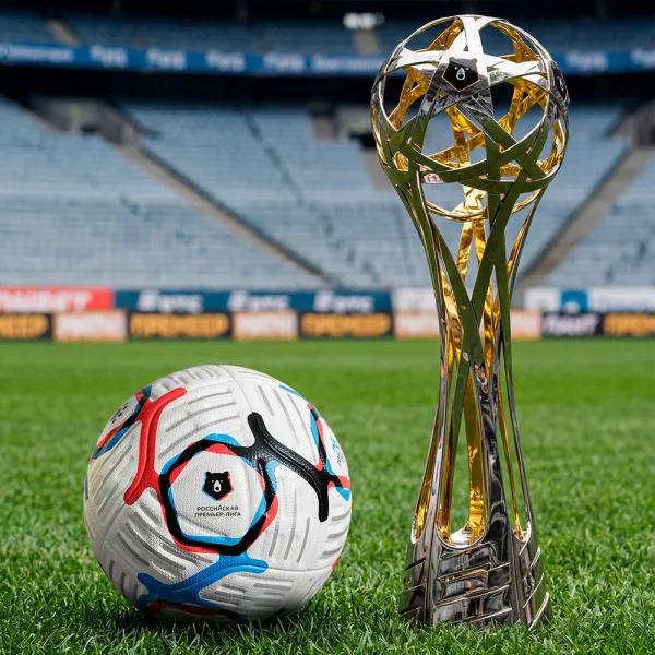 Мяч футб. KELME Russian Premier League, 7601QU5216-100, р.5, FIFA Pro, 10п, ПУ, термосш, бел-син-кр за 10&nbsp;672.60 ₽ в Махачкале