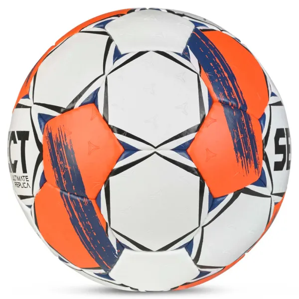 Мяч ганд. SELECT Ultimate Replica v25, 3572858745, р.3(Senior), ПУ,руч.сш, бел-оранж-т.син за 5&nbsp;373.70 ₽ в Махачкале