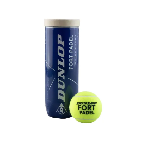 Мяч для падела Dunlop Fort Padel, 601555, уп.3 шт, FIP, сукно, нат.резина,желтый за 1&nbsp;135.60 ₽ в Махачкале