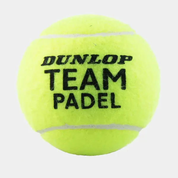 Мяч для падела Dunlop Team Padel, 601553, уп.3 шт, сукно, нат.резина,желтый за 1&nbsp;110.10 ₽ в Махачкале
