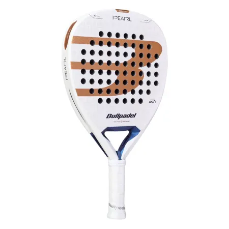 Ракетка для падела BULLPADEL Pearl 27, 497249, для проф-в, стекловолокно,карбон, бело-золотистый за 44&nbsp;319 ₽ купить в Махачкале