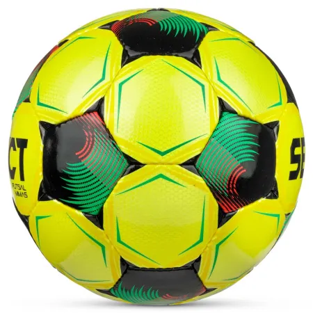 Мяч футзал. SELECT Futsal Mimas V26, 1053471007, р.4,FIFA Basic, 32п, ПУ, руч.сш, желто-зелено-черн. за 6&nbsp;113.20 ₽ купить в Махачкале