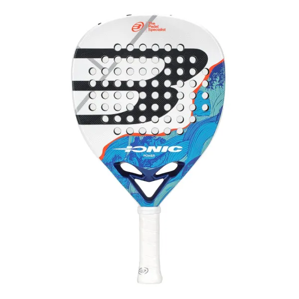 Ракетка для падела BULLPADEL Ionic Power 26, 494411, для продв. игроков, стекловолокно, сине-белый за 28&nbsp;944.20 ₽ в Махачкале