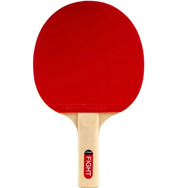 Ракетка для н/т Stiga Fight Red, 184001, для любителей, накладка 1,5 мм ITTF, прямая ручка за 1&nbsp;837.70 ₽ в Махачкале