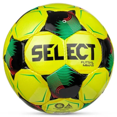 Мяч футзал. SELECT Futsal Mimas V26, 1053471007, р.4,FIFA Basic, 32п, ПУ, руч.сш, желто-зелено-черн. за 6&nbsp;113.20 ₽ купить в Махачкале