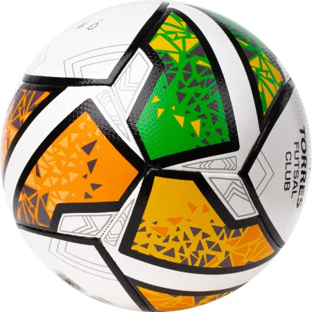 Мяч футзал. TORRES Futsal Club, FS323764, р.4, 10 пан. ПУ, 4 под. сл, гибрид. сш. бело-зел-оранж за 2&nbsp;264.40 ₽ купить в Махачкале