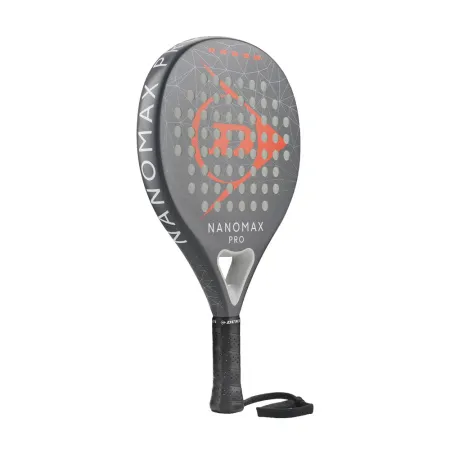 Ракетка для падела Dunlop Nanomax Pro, 10370739, для профессионалов, карбон,серо-оранжевый за 17&nbsp;248.20 ₽ купить в Махачкале
