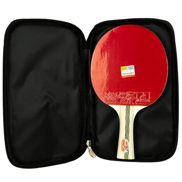 Ракетка для н/т DOUBLE FISH 4D-C, для любителей, накладка 2 мм, конич. ручка + чехол за 1&nbsp;234.20 ₽ в Махачкале