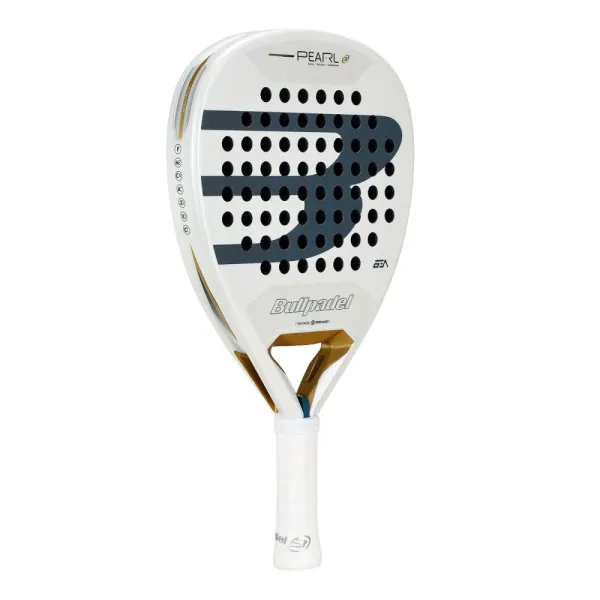 Ракетка для падела BULLPADEL Pearl 26, 493804, для профессионалов, карбон, бело-серый за 35&nbsp;929.50 ₽ в Махачкале