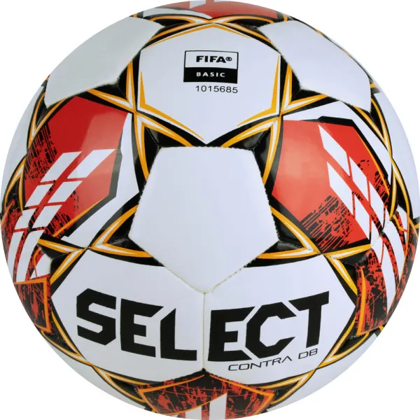 Мяч футб. SELECT Contra DB V23, 0854160300, р.4, FIFA Basic, 32 пан, ПУ, гибрид.сш, бел-чер-красн за 4&nbsp;455.70 ₽ в Махачкале