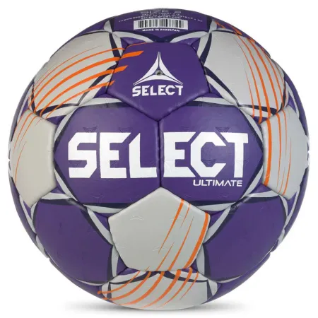 Мяч ганд. SELECT Ultimate Official EHF V24, 1612858999, Senior(р.3), EHF Appr, ПУ, руч.сш, фиол-сер за 15&nbsp;504 ₽ купить в Махачкале
