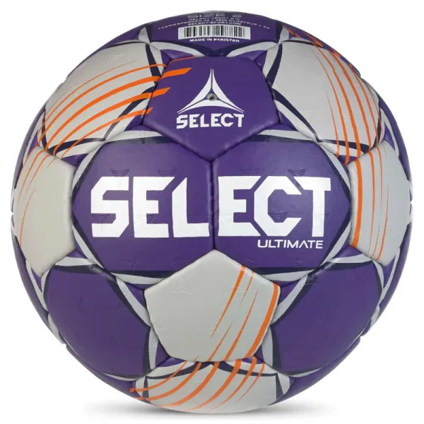 Мяч ганд. SELECT Ultimate Official EHF V24, 1612858999, Senior(р.3), EHF Appr, ПУ, руч.сш, фиол-сер за 15&nbsp;504 ₽ в Махачкале