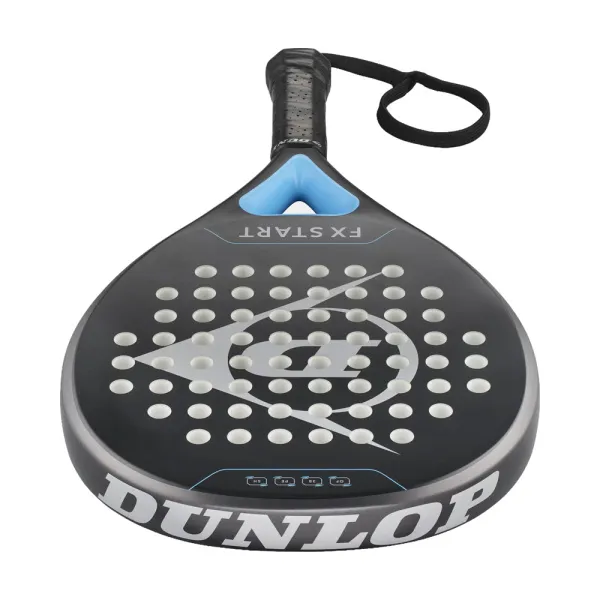 Ракетка для падела Dunlop FX Start, 10370737, для начинающих, гибрид, графит, черно-синий за 13&nbsp;175 ₽ в Махачкале