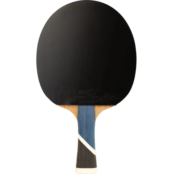Ракетка для н/т DOUBLE FISH 5A+C, для продвин, ITTF Appr, накл. 2,1 мм, конич. ручка+ 2 мяча V40+мм за 2&nbsp;779.50 ₽ в Махачкале