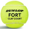 Мяч теннисный Dunlop Fort Clay Court 4B, 601613, уп.4 шт,одобр.ITF и FFT,сукно,нат.резина,желтый за 1&nbsp;812.20 ₽ купить в Махачкале