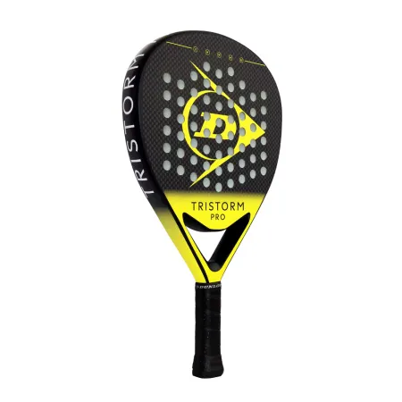 Ракетка для падела Dunlop Tristorm Pro, 10359946, для опытных игроков, графит, черно-желтый за 19&nbsp;643.50 ₽ купить в Махачкале