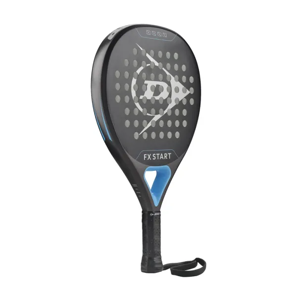 Ракетка для падела Dunlop FX Start, 10370737, для начинающих, гибрид, графит, черно-синий за 13&nbsp;175 ₽ в Махачкале