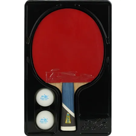 Ракетка для н/т DOUBLE FISH 5A+C, для продвин, ITTF Appr, накл. 2,1 мм, конич. ручка+ 2 мяча V40+мм за 2&nbsp;779.50 ₽ купить в Махачкале