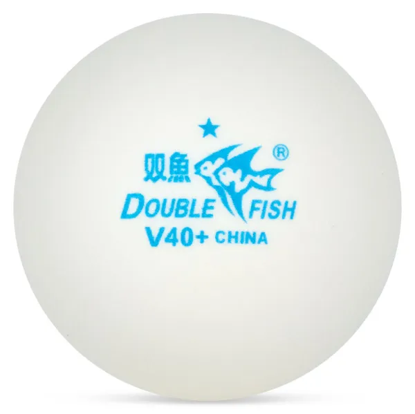Мяч для наст. тенниса DOUBLE FISH 1* Ball, арт. V40+1, диам. V40+мм,плаcтик,упак.100 шт,белый за 4&nbsp;243.20 ₽ в Махачкале