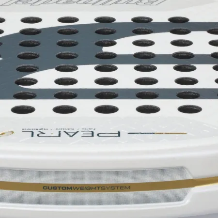 Ракетка для падела BULLPADEL Pearl 26, 493804, для профессионалов, карбон, бело-серый за 35&nbsp;929.50 ₽ купить в Махачкале