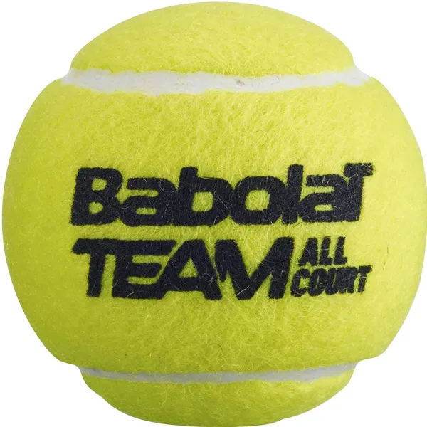 Мяч теннисный BABOLAT Team All Court,502081, уп.4 шт,одобр.ITF, сукно, нат.резина,желтый за 2&nbsp;385.10 ₽ в Махачкале