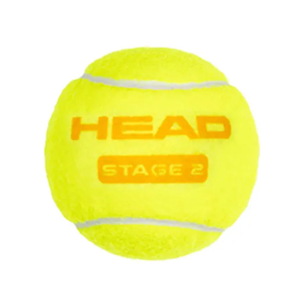 Мяч теннисный детский HEAD Stage 2 Orange, 578423,уп.3 шт, фетр,нат.резина,желто-оранжевый за 836.40 ₽ в Махачкале