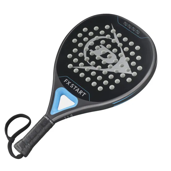 Ракетка для падела Dunlop FX Start, 10370737, для начинающих, гибрид, графит, черно-синий за 13&nbsp;175 ₽ в Махачкале