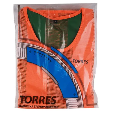 Манишка детская TORRES двухсторонняя, TR11949O/G, р.Jr, тренировочная, полиэстер, оранж-зелен за 1&nbsp;026.80 ₽ купить в Махачкале