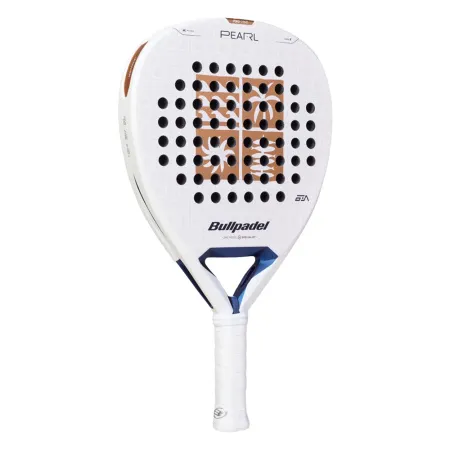 Ракетка для падела BULLPADEL Pearl 27, 497249, для проф-в, стекловолокно,карбон, бело-золотистый за 44&nbsp;319 ₽ купить в Махачкале