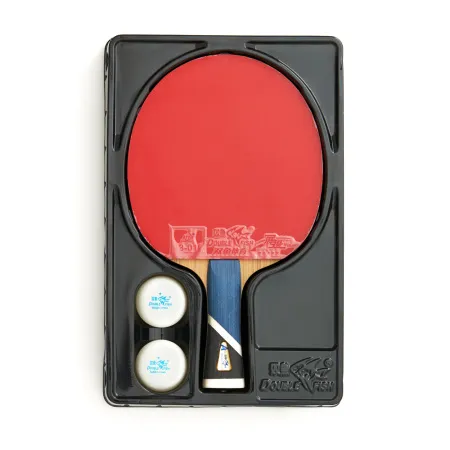 Ракетка для н/т DOUBLE FISH 5A+C, для продвин, ITTF Appr, накл. 2,1 мм, конич. ручка+ 2 мяча V40+мм за 2&nbsp;779.50 ₽ купить в Махачкале