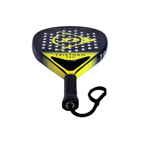 Ракетка для падела Dunlop Tristorm Pro, 10359946, для опытных игроков, графит, черно-желтый за 19&nbsp;643.50 ₽ купить в Махачкале