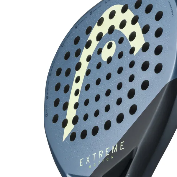 Ракетка для падела HEAD Extreme Motion, 223135, для профессионалов, углеродное волокно, темно-синий за 26&nbsp;894 ₽ в Махачкале