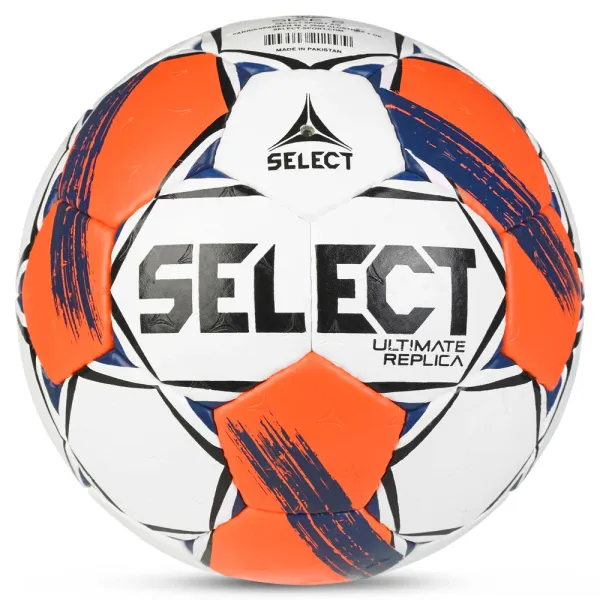 Мяч ганд. SELECT Ultimate Replica v25, 3572858745, р.3(Senior), ПУ,руч.сш, бел-оранж-т.син за 5&nbsp;373.70 ₽ в Махачкале