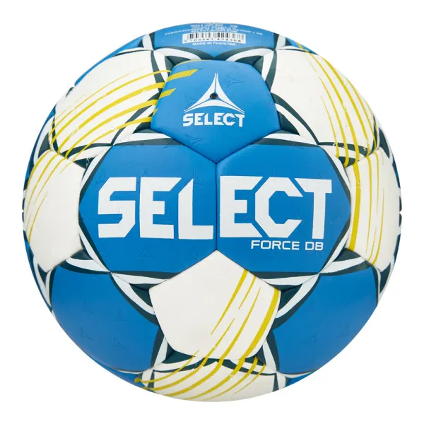 Мяч ганд. SELECT HB FORCE DB V25, 1622858205, Senior (р.3), EHF Appr,ПУ, гибр.сш., сине-белый за 8&nbsp;438.80 ₽ в Махачкале