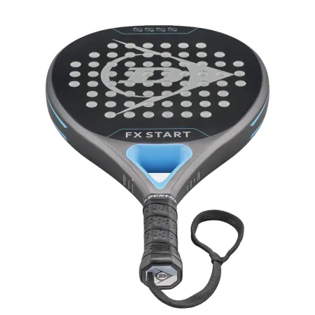 Ракетка для падела Dunlop FX Start, 10370737, для начинающих, гибрид, графит, черно-синий за 13&nbsp;175 ₽ купить в Махачкале