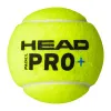 Мяч для падела HEAD Padel Pro+, 540203, уп.3 шт, FIP Approved, войлок,нат.резина,желтый за 933.30 ₽ купить в Махачкале